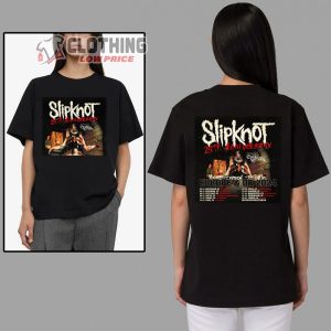 Slipknot 25th Anniversary UK And European Tour Merch Slipknot Tour 2024 Shirt, Slipknot Tour Dates 2024 With Bleed From Within T-Shirt