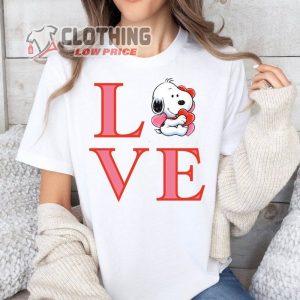 Snoopy Love Valentine T- Shirt, Valentine 2024 Shirt, Snoopy Valentine’S Day Merch