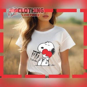 Snoopy My Valentine T- Shirts, Snoopy Sweatshirt, Valentines Day Hoodie, Snoopy Valentine’S Day Merch, Valentine 2024 Shirt