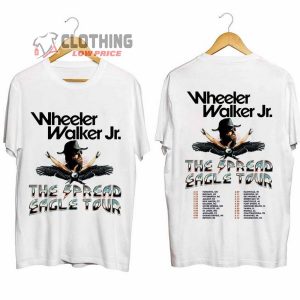 Spread Eagle Tour 2024 Merch, Wheeler Walker Jr Spread Eagle Tour 2024 Shirt, Wheeler Walker Jr. Concerts & Live Tour 2024 T-Shirt