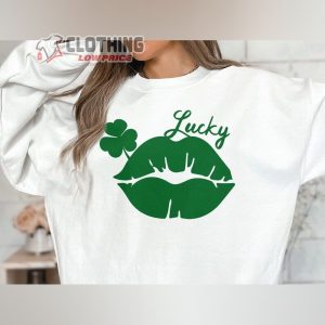 St Patrick’S Lucky Sweatshirt, St Patrick’S Day Party Hoodie, Lucky Clover Sweatshirt, Saint Patrick’S Pullover Shirt, Lucky Charm Gift