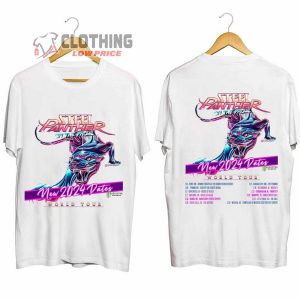 Steel Panther On The Prowl World Tour 2024 Merch, Steel Panther Album Shirt, Steel Panther New 2024 Dates T Shirt (1)
