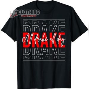 Sticky Drake Song Black Tee Shirt Drake Honestly Nevermind Album Shirt All Drake All Day Merch