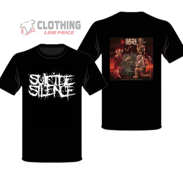 Suicide Silence Classic And Poster Tour 2024 T-Shirt, Suicide Silence Tour Dates Shirt, Suicide Silence Tour Remember You Must Die Tour 2024 T-Shirt