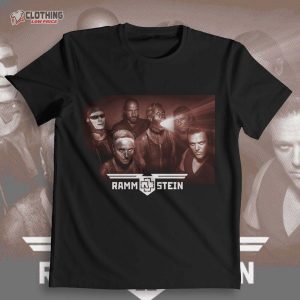 T-Shirt Band Rmmstein Music Concert Tour 2024