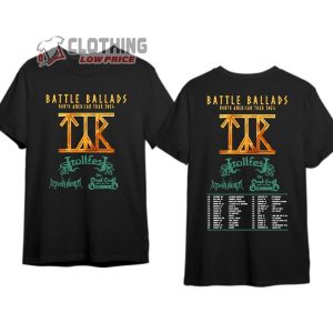 TYR The Battle Ballads Tour 2024 Merch, TYR North American Tour 2024 Shirt, TYR Fan Shirt, Battle Ballads Fan 2024 T-Shirt