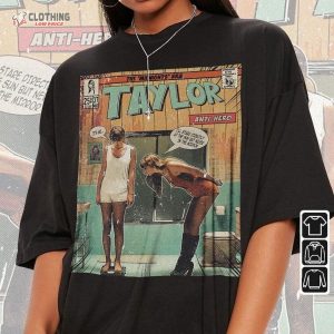 Taylor Comic Shirt Art Taylors Music Sweatshirt 1 Retro Vintage Anti Hero Sing