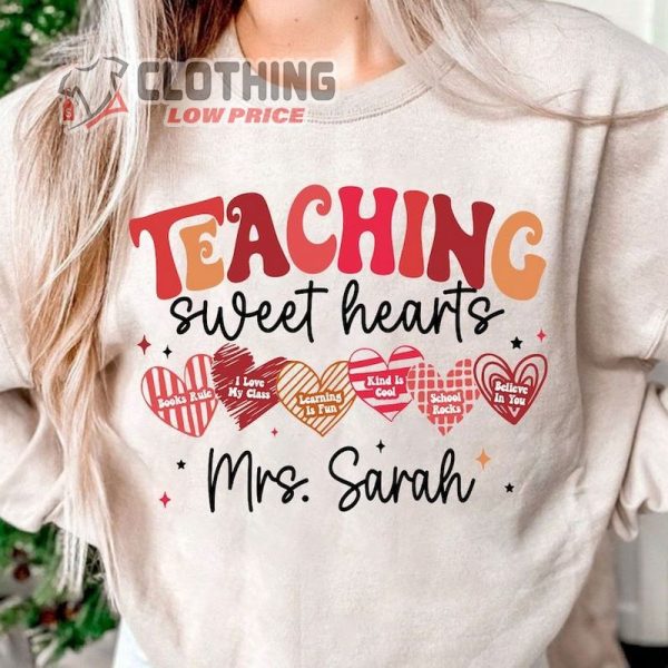 Teacher Valentines Gifts, Teacher Valentine’S Merch Valentine Shirt
