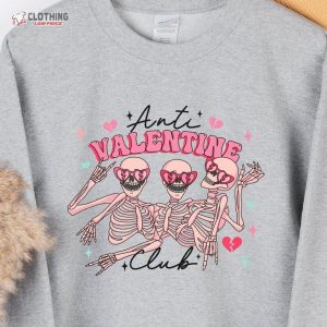 The Anti Valentine Club Sweatshirt Anti Valentines Day Shirt 1