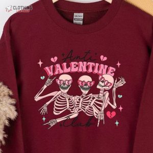 The Anti Valentine Club Sweatshirt Anti Valentines Day Shirt 2