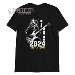 The Cat Die Katze Shirt 2024 World Tour Guitar Cat Rocks On T Shirt 1