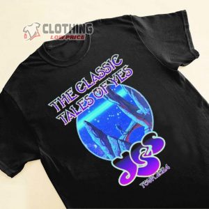 The Classic Tales of YES Tour 2024 Merch YES Band The Classic Tales Of YES Tour 2024 T Shirt