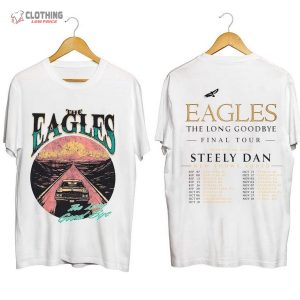 The Eagles The Long Goodbye Tour 2023 Shirt, The Eagles Band Fan T Shirt