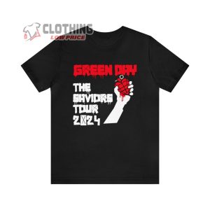 The Saviors Tour 2024 Green Day Merch, Green Day Tour 2024 Unisex T-Shirt
