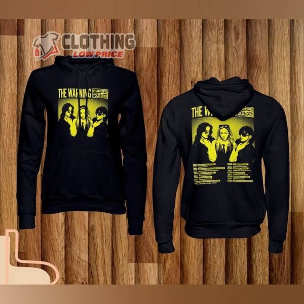 The Warning Europe Tour 2024 Hoodie, The Warning Tour Dates 2024 Shirt, The Warning Band Hoodie