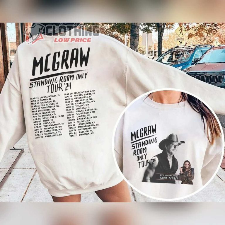 Tim McGraw Tour 2024 With Carly Pearce Merch, Tim McGraw Tour 2024