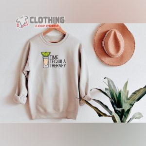 Time Tequila Therapy Pullover Sweatshirt No H2