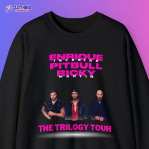 Trilogy Tour Sweatshirt Enrique Iglesias Ricky Martin Pitbull Concert Cr 1