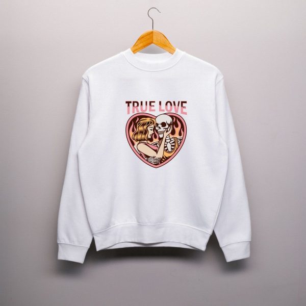 True Love Halloween Shirt, Skeleton Kissing Shirt, Skeleton Love Shirt, Skeleton Valentine Tee, Funny Valentine Shirt