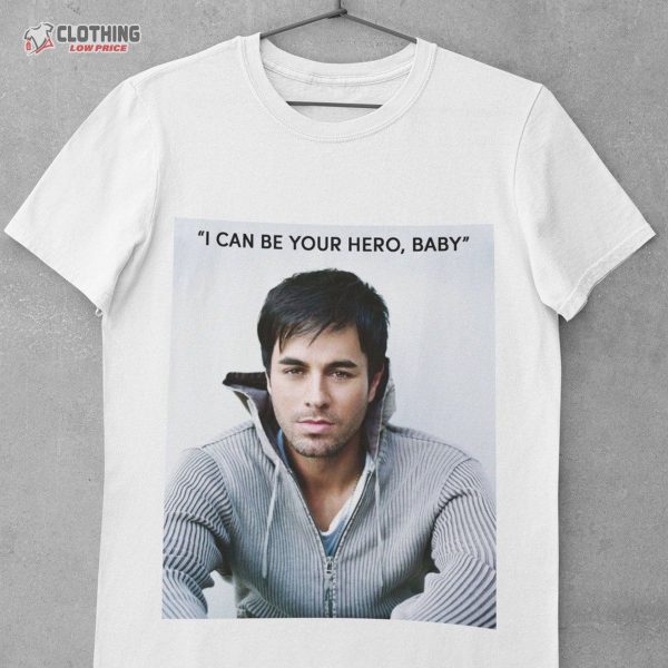 Unisex Enrique Iglesias Aesthetic Premium  Designed T-Shirt, Christmas   Birthday Gift