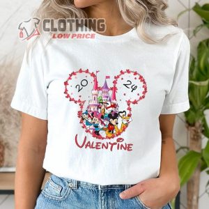 Valentine 2024 Shirt, Happy Valentine’S Day Shirt, Magical Heart Valentines Shirt, Mouse And Friends Valentine Tee