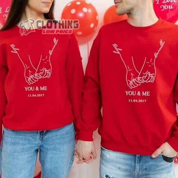 ValentineS Day Couples Shirt, Valentine Cute Tee, Happy Valentine Day, Valentine Sweatshirt, Gifts For Couples