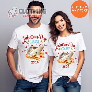 Valentine’S Day Cruise Shirt, Cruising Together, February 14Th, Valentine’S Day 2024 Merch