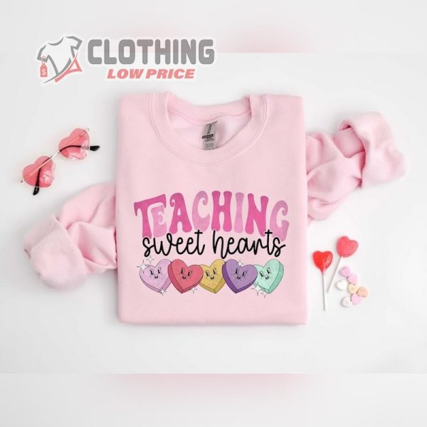 Valentines Day Teacher Sweatshirt, Teacher Valentines Day Gift,Love Teacher Shirt,Valentines Day Shirt, Teacher Valentines Gift