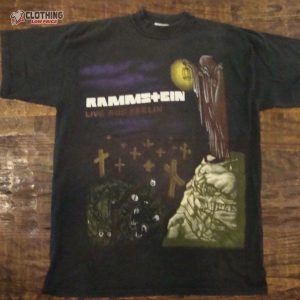 Vintage 90S Rammstein Australia Berlin Tour Band Tee Concert T Shirt 1