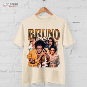 Vintage Bruno Mars 90S Shirt Bruno Mars Bootleg Tee Bruno Mars Unisex Y2K 1 Copy