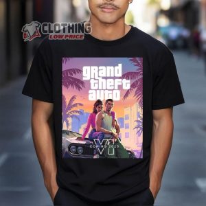 Vintage Grand Theft Auto 6 Shirt GTA 6 Official Game Release 1