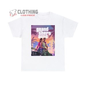 Vintage Grand Theft Auto 6 Shirt, GTA 6 Official Game Release, GTA 6 Merch, Grand Theft Auto Tee, Gift For Gamer