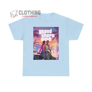 Vintage Grand Theft Auto 6 Shirt GTA 6 Official Game Release 3