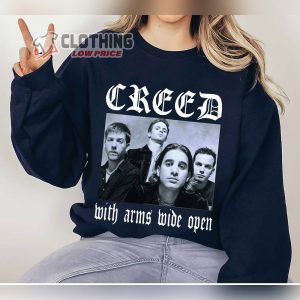 Vintage Graphic Creed Band Unisex Sweatshirt Creed 2024 Tour T Shirt Creed Rock Band Sweatshirt Creed 2024 Music Concert Tee1