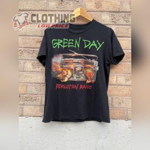 Vintage Green Day Revolution Radio Tour T- Shirt, Green Day Dookie Album Shirt, Green Day Greatest Hits Merch