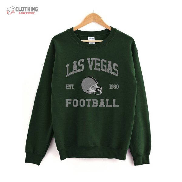 Vintage Las Vegas Raiders Football Sweatshirt, T-Shirt , Unisex  Las Vegas Crewneck