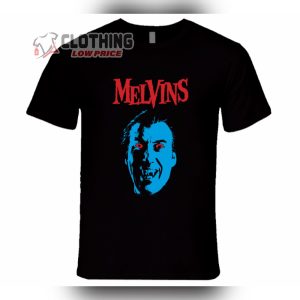 Vintage Melvins Christopher Lee Unisex Black Shirt Melvins New Songs Merch Melvins New Album T Shirt