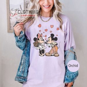 Vintage Mickey Minnie Valentine Shirt Disney3