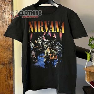 Vintage Nirvana Live Album Unisex T Shirt Nirvana Unplugged In New York Shirt Nirvana Album Merch Nirvana Rock Band T Shirt1
