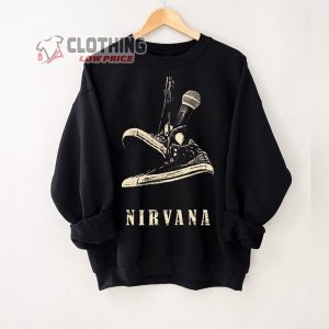 Vintage Nirvana Sneaker Unisex Sweatshirt Vintage Nirvana T Shirt Retro Nirvana Shirt