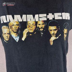 Vintage Rammstein T Shirt Xl 1997 L Tour Band Single Stitch
