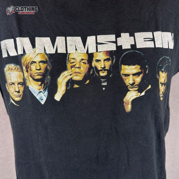 Vintage Rammstein T Shirt Xl 1997 L Tour Band Single Stitch