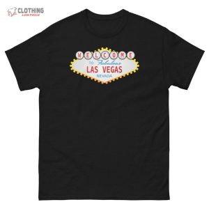 Welcome To Fabulous Las Vegas Nevada Iconic Sign Classic T-Shirt Tee