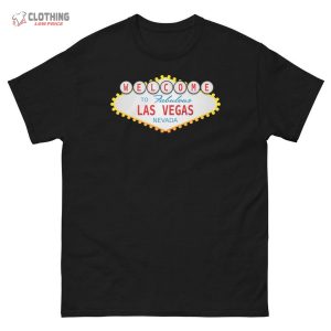 Welcome To Fabulous Las Vegas Nevada Iconic Sign Classic T Shirt Tee 2 Copy 2