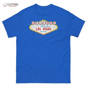 Welcome To Fabulous Las Vegas Nevada Iconic Sign Classic T Shirt Tee 3 Copy 2