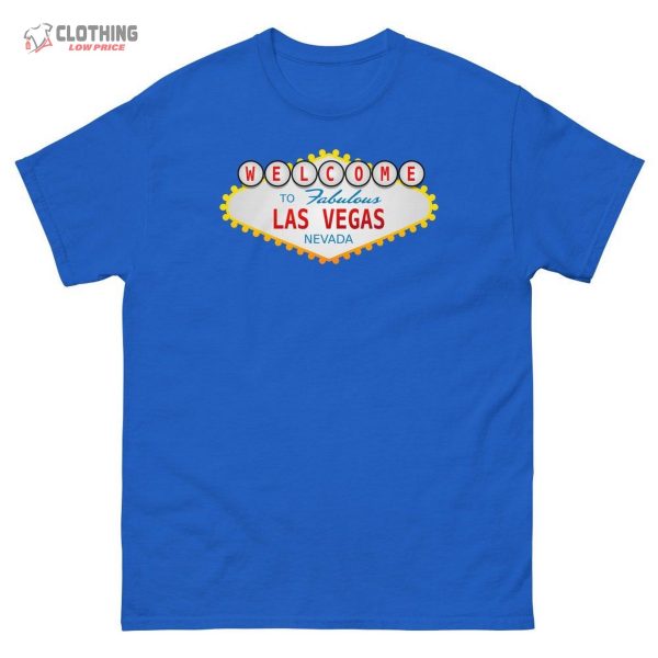 Welcome To Fabulous Las Vegas Nevada Iconic Sign Classic T-Shirt Tee