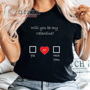 Will You Be My Valentine T-Shirt, Valentine Lover Shirt, Cute Valentine Tee, Valentine Shirt For Couple, Valentine Gift