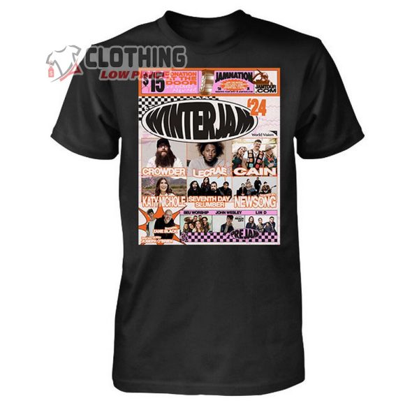 Winter Jam 2024 Merch, Winter Jam 2024 World Vision Shirt, Winter Jam 2024 Schedule T-Shirt