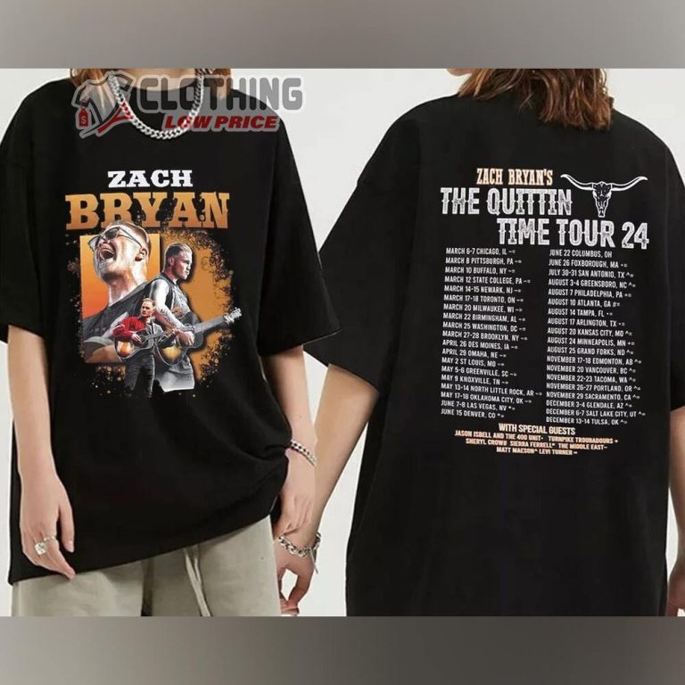 Zach Bryan The Quittin Time Tour 2024 Tickets Merch, Zach Bryan 2024