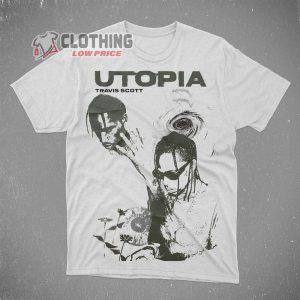 Travis Scott Hiphop Shirt, Travis Scott Utopia Shirt, Cactus Jack merch, Concert Circus Maximus Tour Gift